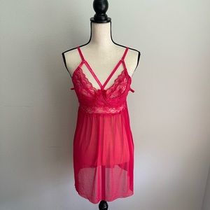 Pink Babydoll Set